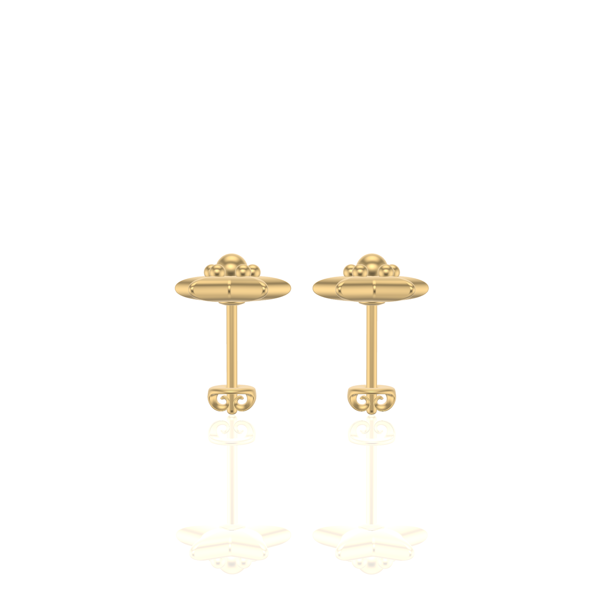 Little Star Studded Earrings  | Gold Studs | Choose Your Metal