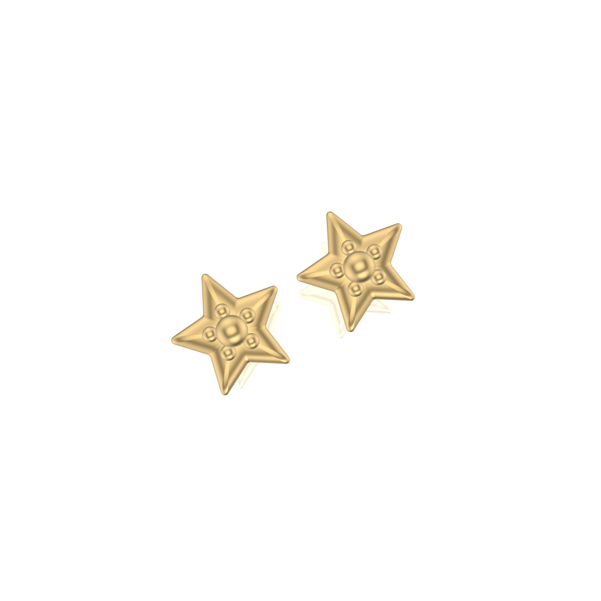 Little Star Studded Earrings  | Gold Studs | Choose Your Metal
