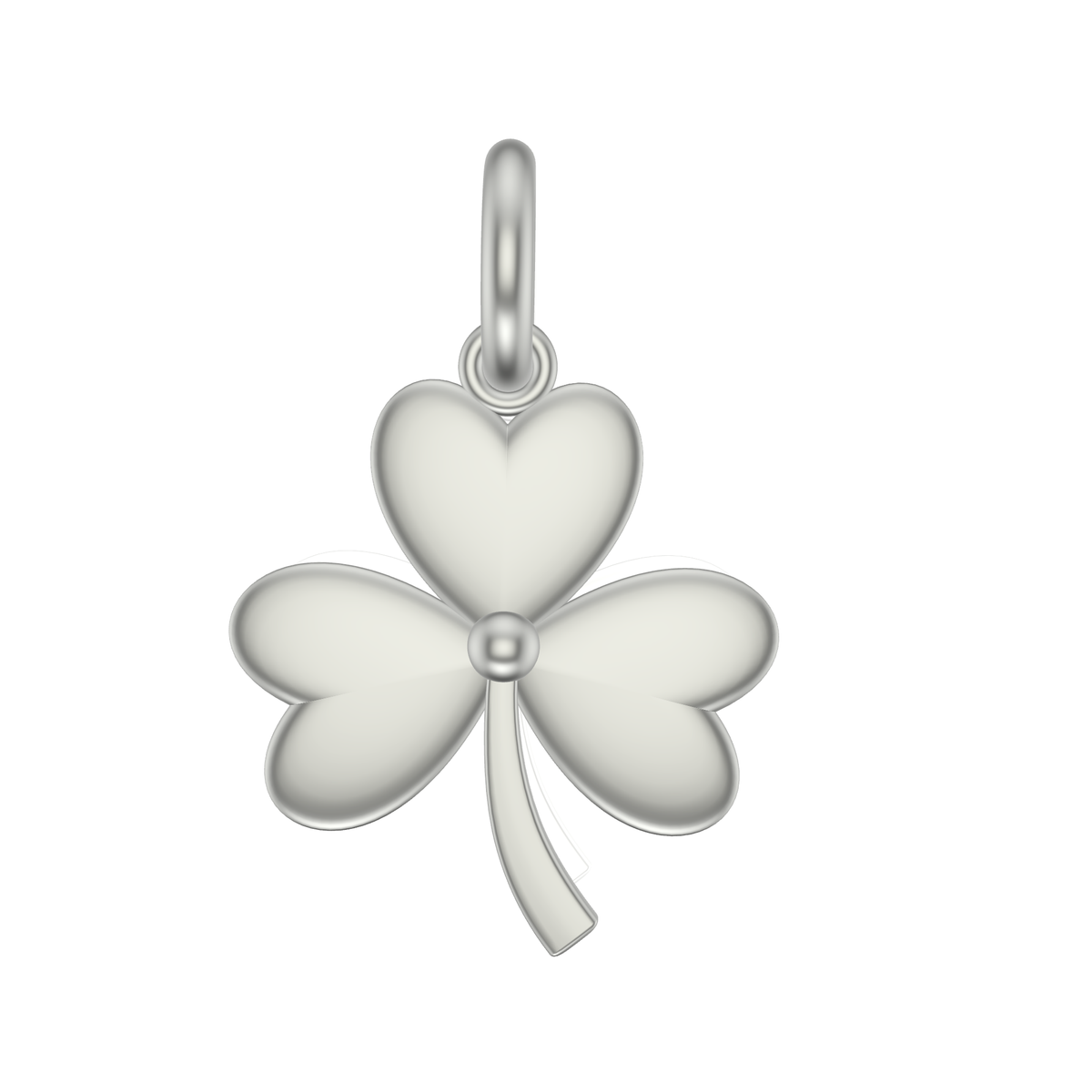 Sarah Shamrock Lucky Charm | Silver Pendant