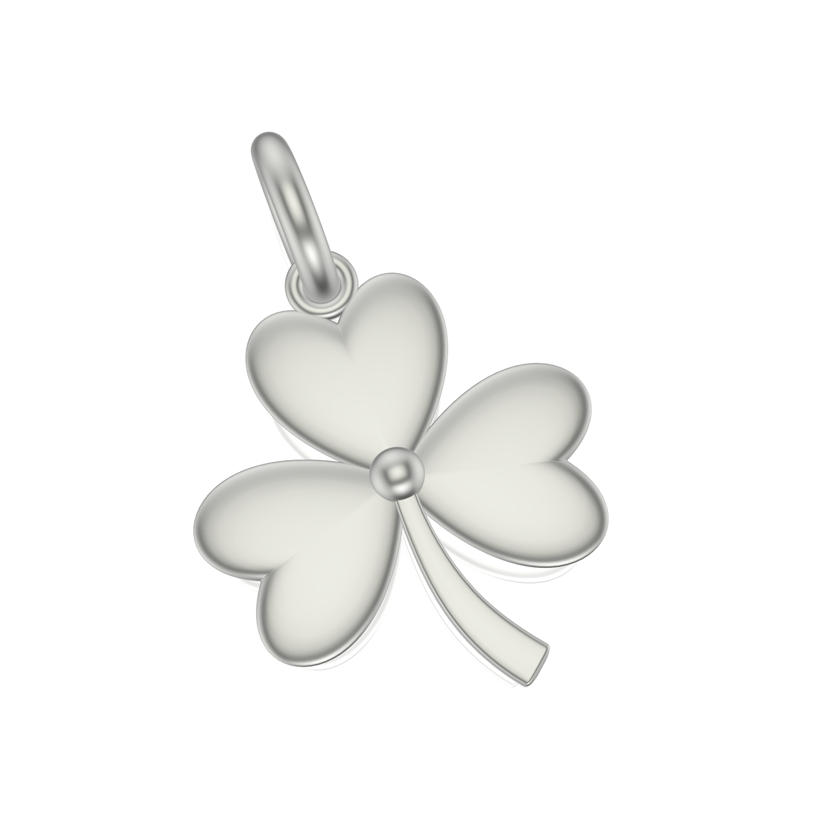 Sarah Shamrock Lucky Charm | Silver Pendant