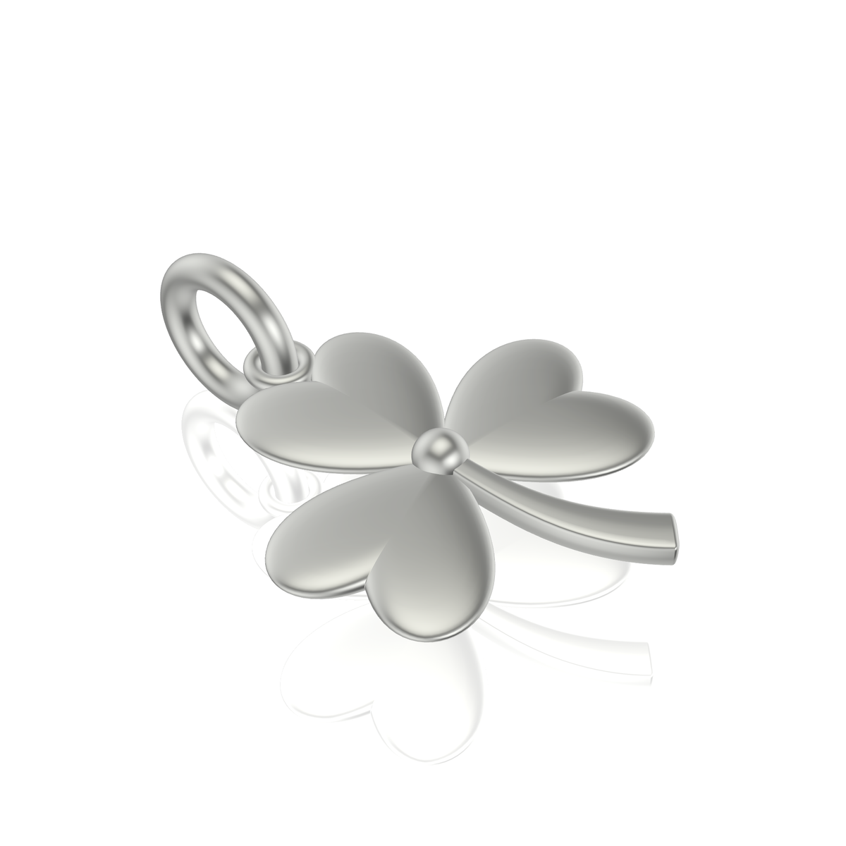 Sarah Shamrock Lucky Charm | Silver Pendant