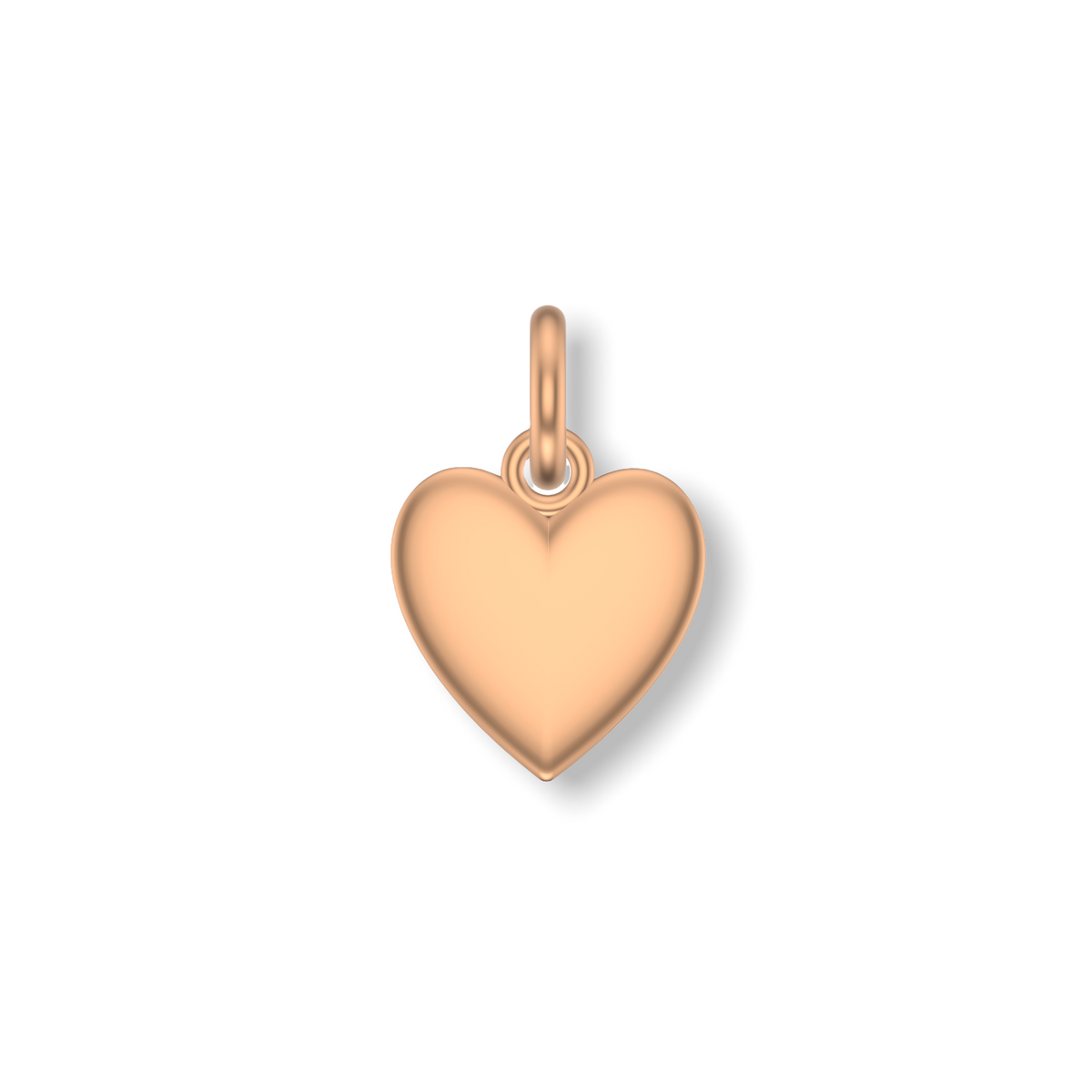 Little Love Heart Charm | Gold Pendant | Choose Your Metal